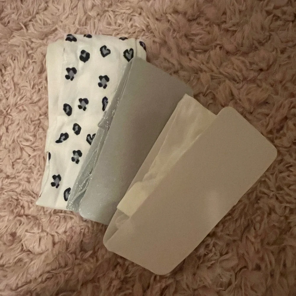 3 Pack Bundle Tights: Leopard Print, Silver, and White Solid Color Set